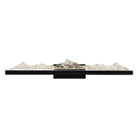 Cwi Lighting Himalayas Integrated LED Black Vanity Light 1601W36-101